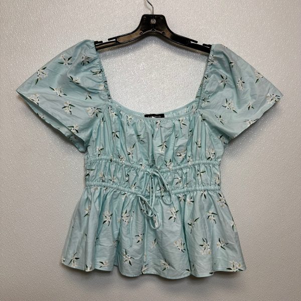 Top Short Sleeve By Kate Spade In Blue, Size: L Supply