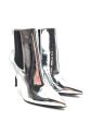 Boots Ankle Heels By Inc In Silver, Size: 12 Online Sale