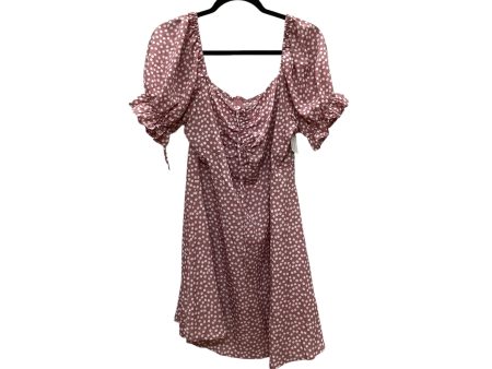 Dress Casual Midi By Shein In Pink, Size: 1x Online now