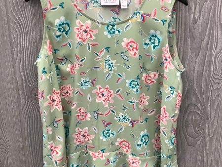 Top Sleeveless By Clothes Mentor In Floral Print, Size: M Sale