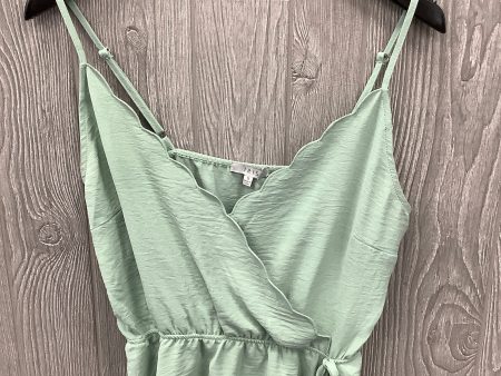 Top Sleeveless By Iris In Green, Size: S For Discount