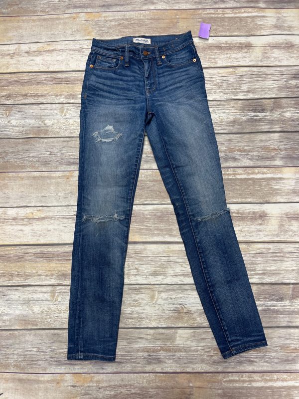 Jeans Straight By Madewell In Blue Denim, Size: 0 Online