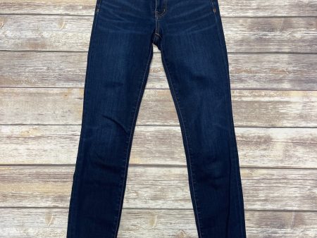 Jeans Skinny By Madewell In Blue Denim, Size: 00 For Sale