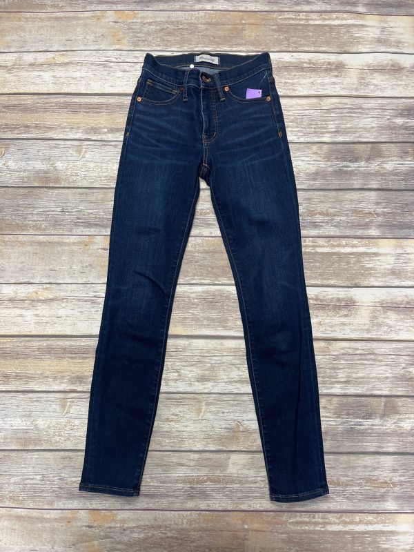 Jeans Skinny By Madewell In Blue Denim, Size: 00 For Sale