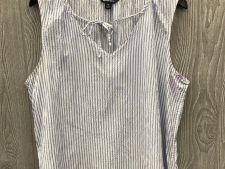 Top Sleeveless By Lands End In Striped Pattern, Size: 16 Discount