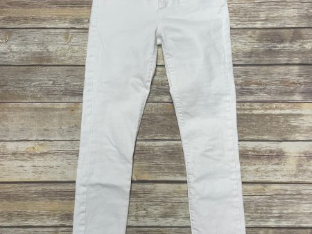 Jeans Skinny By Loft In White Denim, Size: 0 on Sale