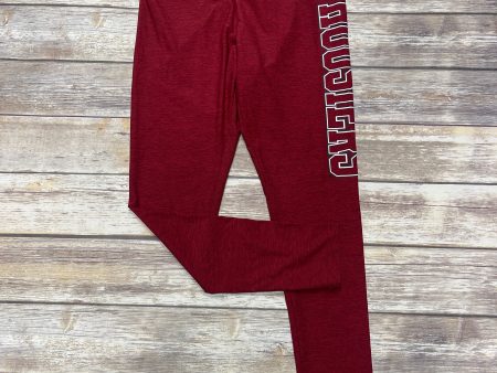 Athletic Leggings By Pink In Red, Size: L Online