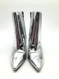 Boots Ankle Heels By Inc In Silver, Size: 12 Online Sale