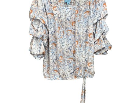 Top 3 4 Sleeve By Cece In Paisley Print, Size: L Online