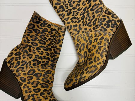 Boots Rain By J. Crew In Animal Print, Size: 8 Online now