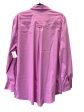 Blouse Long Sleeve By New York And Co In Pink, Size: Xl Hot on Sale