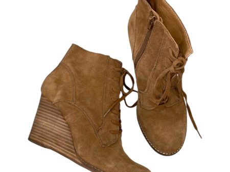 Boots Ankle Heels By Lucky Brand In Brown, Size: 7.5 Discount