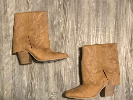 Boots Western By Soda In Tan, Size: 10 Online now