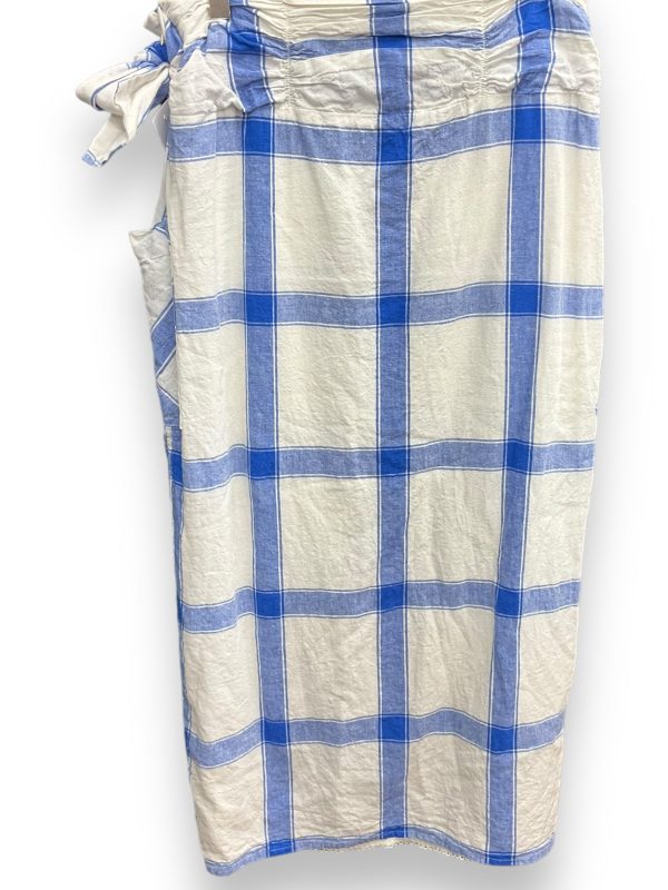 Skirt Maxi By Maeve In Blue & White, Size: M Online Sale