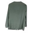 Blouse Long Sleeve By Zara In Green, Size: S Online