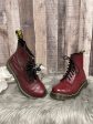 Boots Ankle Flats By Dr Martens In Red, Size: 5 For Discount