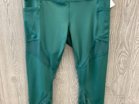 Athletic Leggings By Members Mark In Green, Size: Xxl Online now