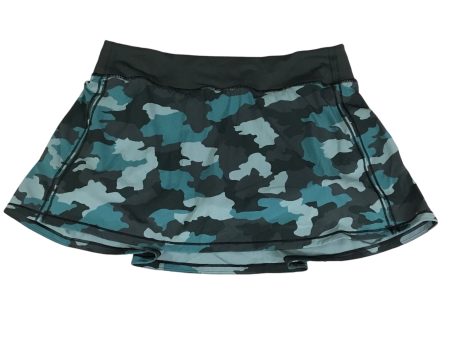 Athletic Shorts By Lululemon In Camouflage Print, Size: 10 For Cheap