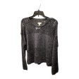 Sweater By Pilcro In Black & Silver, Size: S Cheap