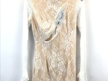 Dress Party Short By Pretty Little Thing In Cream & Tan, Size: 4 Online now