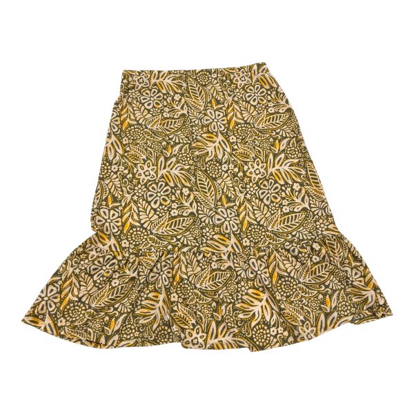 Skirt Midi By Cato In Green & Yellow, Size:Xl For Sale