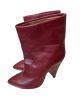 Boots Ankle Heels By Clothes Mentor In Red, Size: 7.5 Online Sale