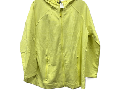 Athletic Jacket By Talbots In Yellow, Size: 1x Supply