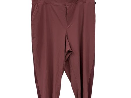 Athletic Pants By Athleta In Pink, Size: 2x For Discount