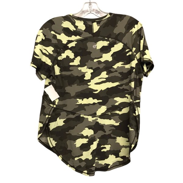 Athletic Top Ss By Lululemon In Camouflage Print, Size:S Online now