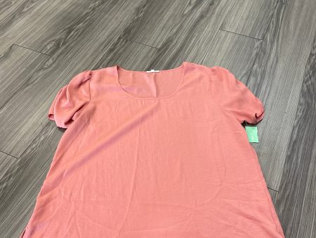 Blouse Short Sleeve By Maurices In Pink, Size: Xl Supply