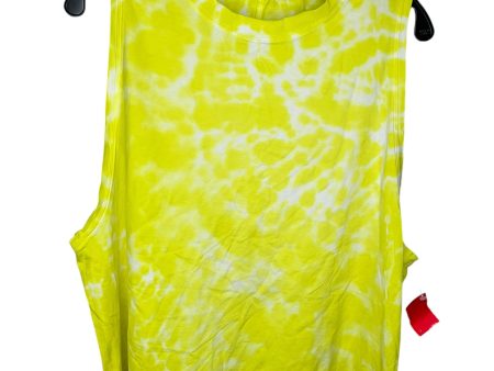 Athletic Tank Top By Lululemon In Yellow, Size: L For Discount