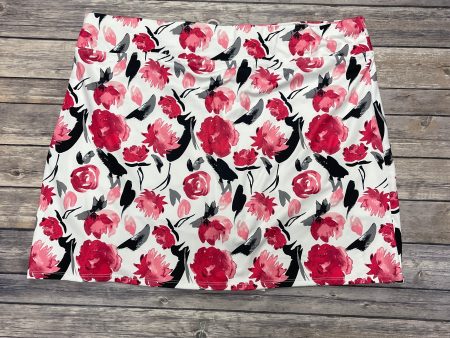 Skort By Coral Bay In Floral Print, Size: Xl Fashion