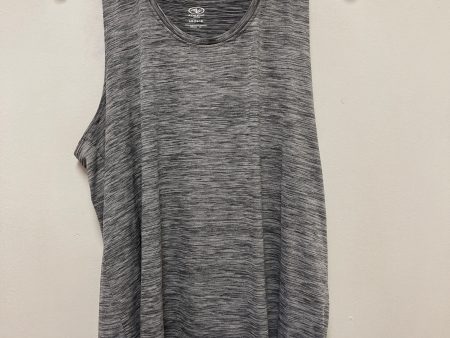 Athletic Tank Top By Athletic Works In Grey, Size: L Online Sale