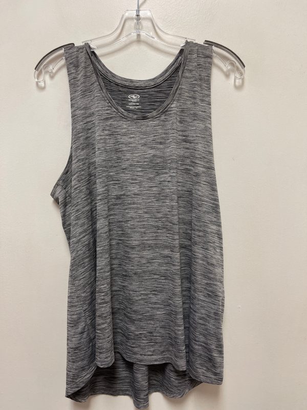 Athletic Tank Top By Athletic Works In Grey, Size: L Online Sale