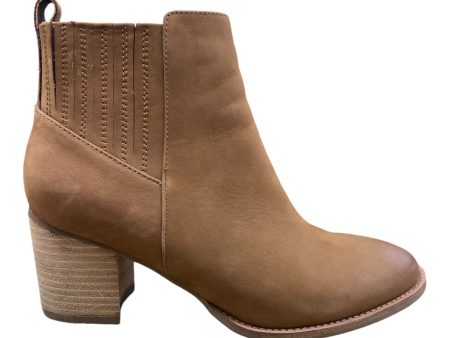 Boots Ankle Heels By Blondo In Brown, Size: 9 For Sale