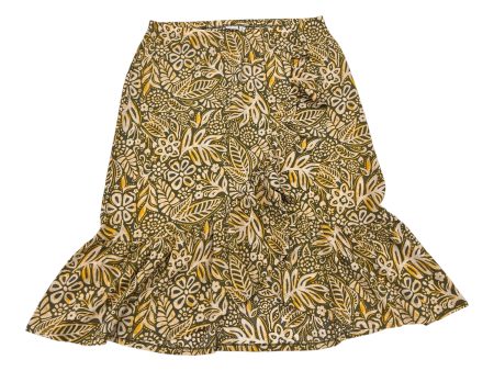 Skirt Midi By Cato In Green & Yellow, Size:Xl For Sale