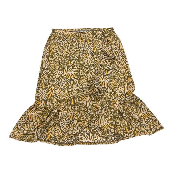 Skirt Midi By Cato In Green & Yellow, Size:Xl For Sale