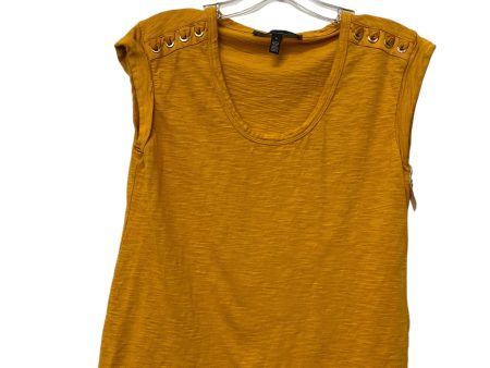 Top Sleeveless By White House Black Market In Yellow, Size: S Online now