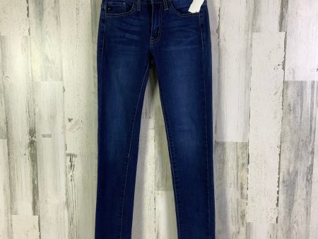 Jeans Skinny By Kancan In Blue Denim, Size: 0 Online