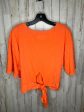 Athletic Top Short Sleeve By Aerie In Orange, Size: Xl Supply