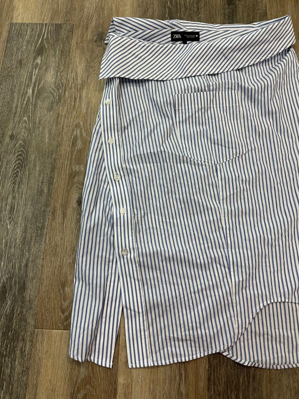 Skirt Midi By Zara In Striped Pattern, Size: S For Cheap