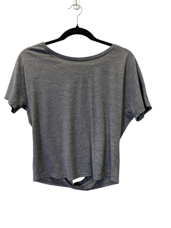 Athletic Top Short Sleeve By Alo In Grey, Size: M Cheap