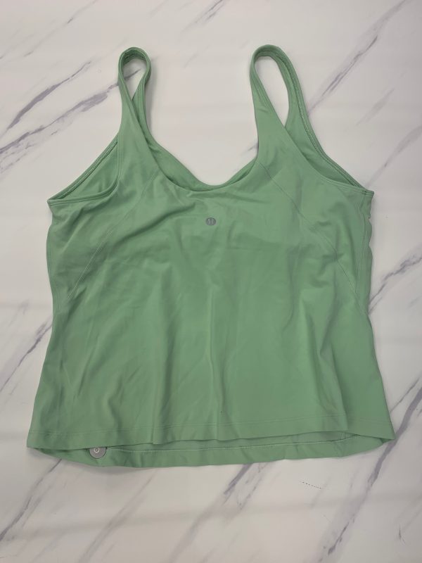 Athletic Tank Top By Lululemon In Green, Size: 14 on Sale