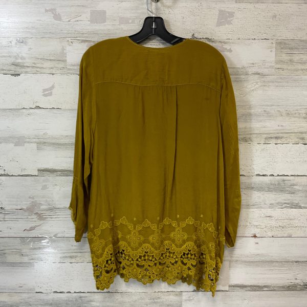 Blouse 3 4 Sleeve By Johnny Was In Green, Size: M Online Sale