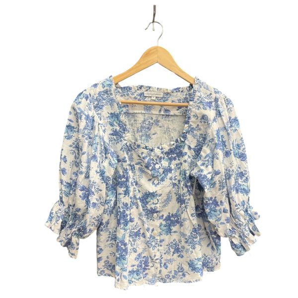 Blouse 3 4 Sleeve By Cupcakes And Cashmere In Floral Print, Size: S Online