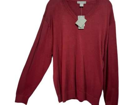 Men’s Supima Cotton Sweater By Cremieux In Red, Size: Xl Sale