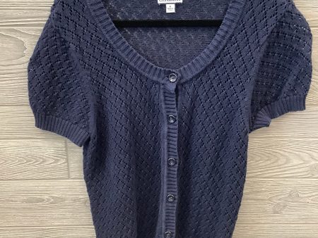 Cardigan By Croft And Barrow In Blue, Size: Xl Discount