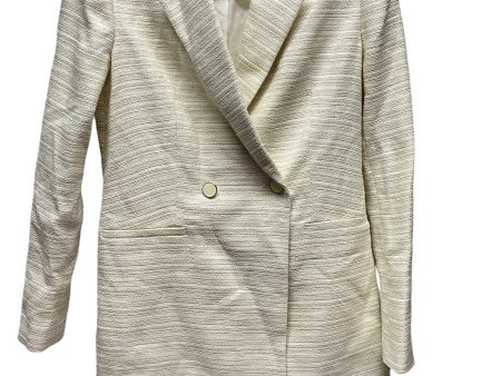 Blazer By Calvin Klein In Cream, Size: 4 For Sale