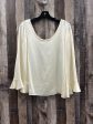 Blouse Long Sleeve By Elizabeth And James In Cream, Size: S For Sale