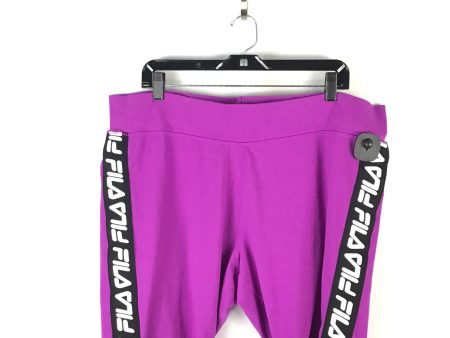 Athletic Shorts By Fila In Purple, Size: 3x For Discount